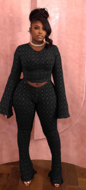 All Black Sexy co-ord set